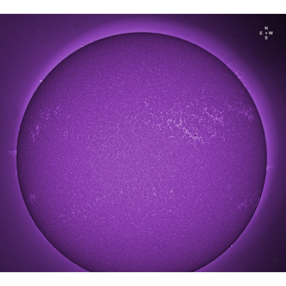 Ca-K LUNT LS12CaKMDd2 filtro de estrelas diagonal de 90°