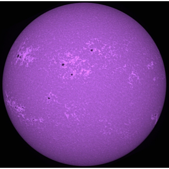 Ca-K LUNT LS12CaKMDd2 filtro de estrelas diagonal de 90°