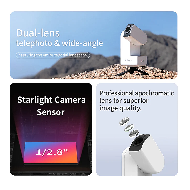 Telescópio/câmara inteligente...