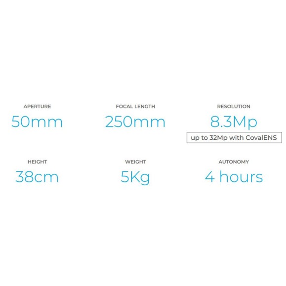 Telescópio inteligente VAONIS AP 50/250 Vespera II