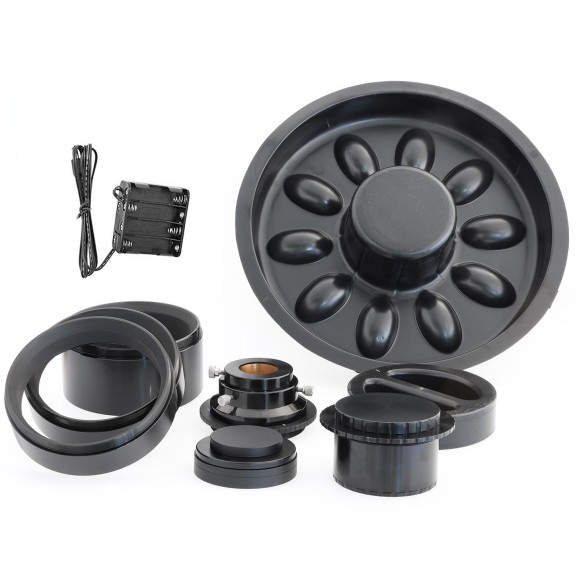TSTelescópio Ritchey-Chrétien -Ópticas 10" f/6.4 com aplanador - Truss de carbono