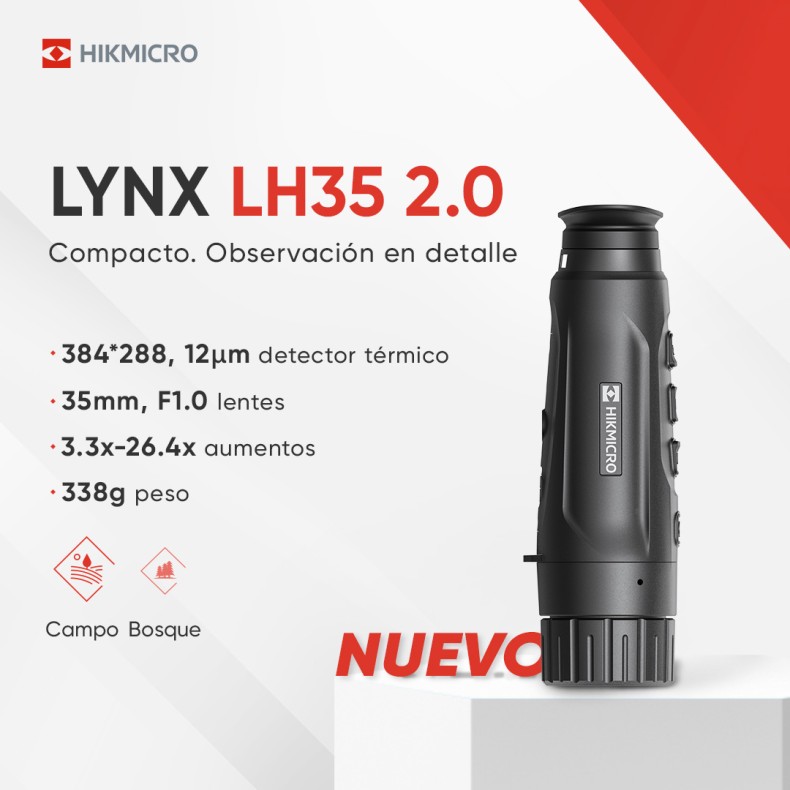 Monocular térmico LYNX Pro LH35 2.0... Monocular térmico LYNX Pro LH35 2.0...