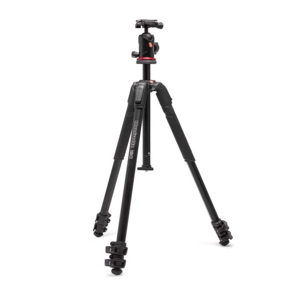 Tripé Manfrotto 190X Alumínio AS com cabeça esférica