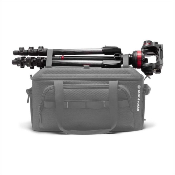 Tripé Manfrotto 055 Carbono com cabeça de vídeo fluida 502