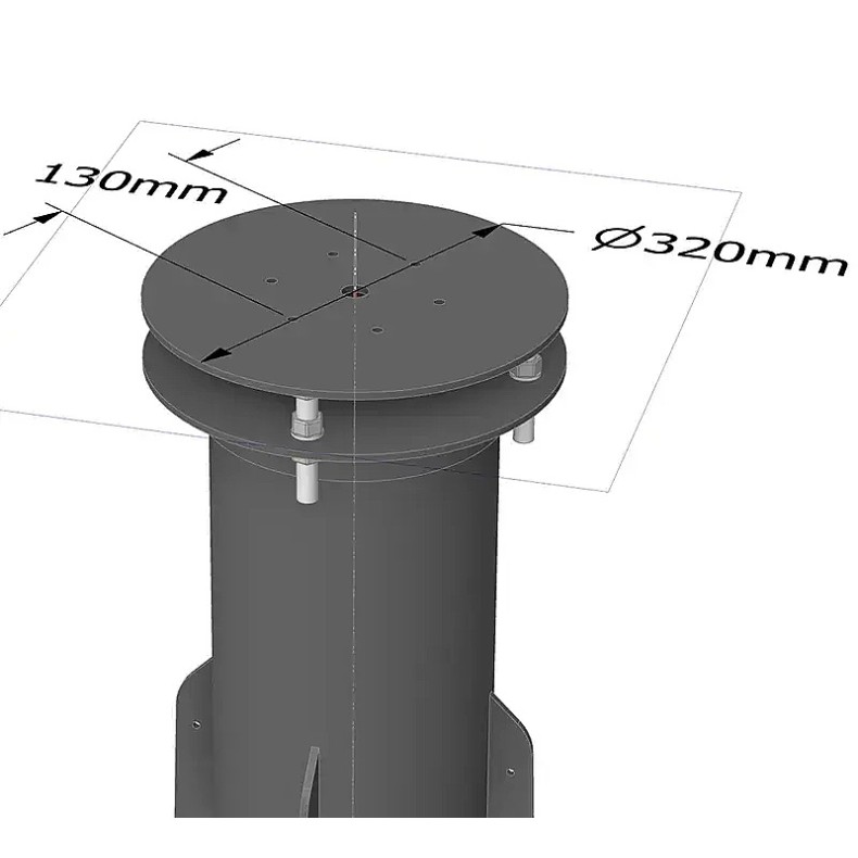 Coluna Altair Skyshed 8" (resistente...