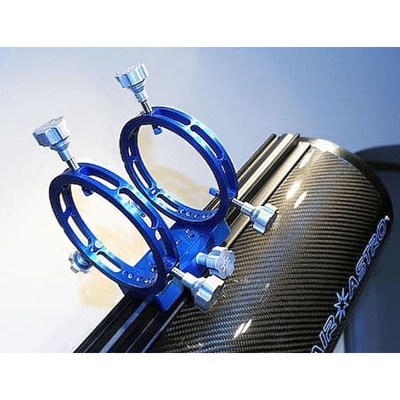 Altair TMS Ultra Light 100mm Guide Scope Rings - Anodizado AZUL