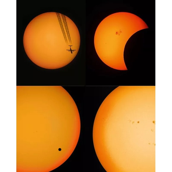 SUNoculars LUNT Mini Binóculos solares LUNT vermelho