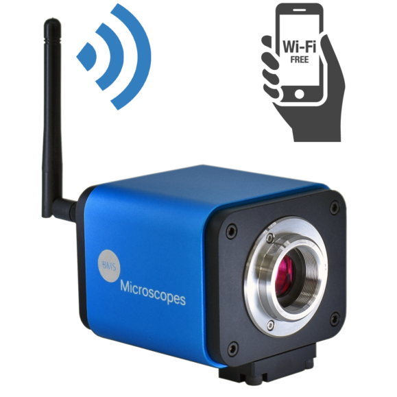 Kit de câmara de microscopia USB 2.0 BMS 5 Mp HDMI + WIFI