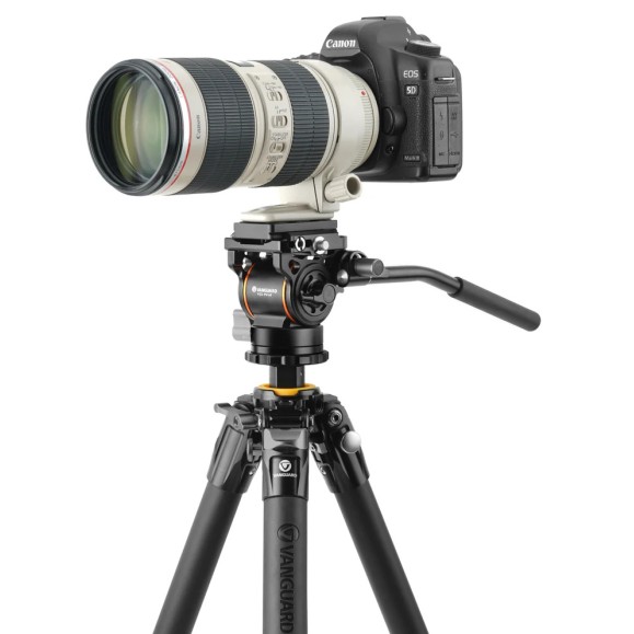 Tripé de vídeo em alumínio VANGUARD Veo 5 264AV14 com cabeça esférica Veo PV-14