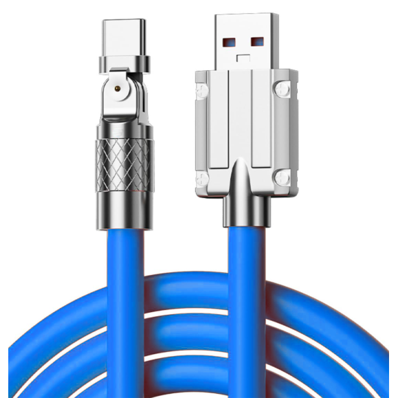 Cabo PEGASUS ASTRO USB 2.0 Tipo A macho flexível para USB 3.0 Tipo C (azul) 0,5 metros