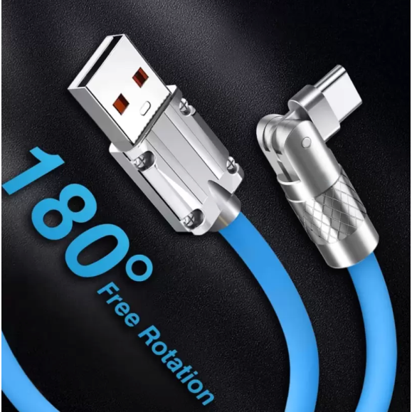 Cabo PEGASUS ASTRO USB 2.0 Tipo A macho flexível para USB 3.0 Tipo C (azul) 0,5 metros
