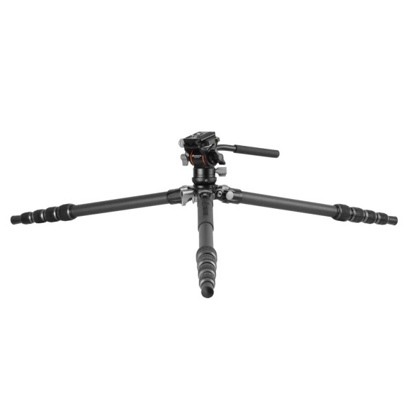 Tripé de vídeo compacto em carbono VANGUARD Alta Pro 3VLT 235CV10 - Cabeça VEO PV-10