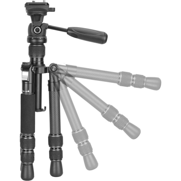 Tripé de mesa em fibra de carbono VANGUARD VESTA GO T 233CP com cabeça VEO PH-24