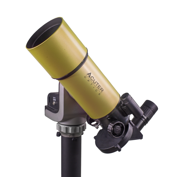 Telescópio solar de luz branca Acuter Solarus 80 com montagem Suntracker AZ e tripé
