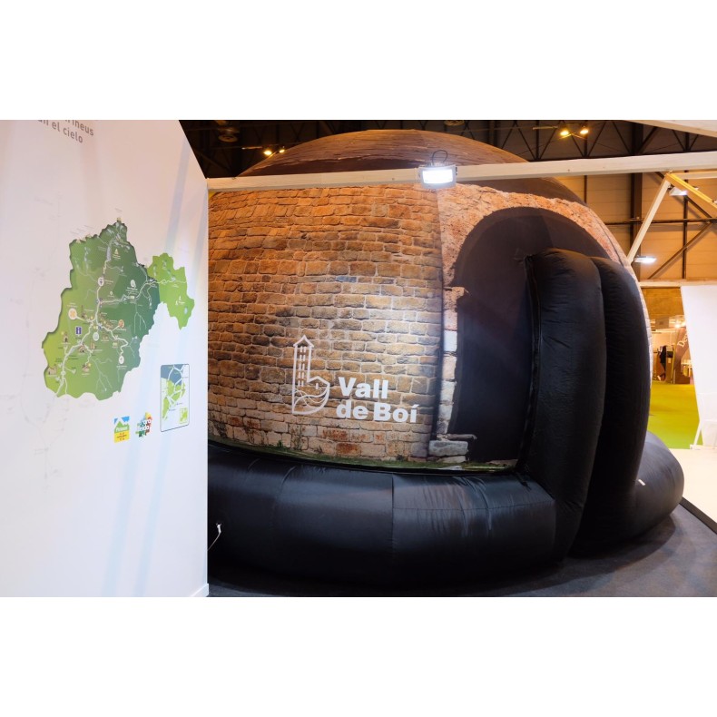 Cúpula insuflável portátil para...