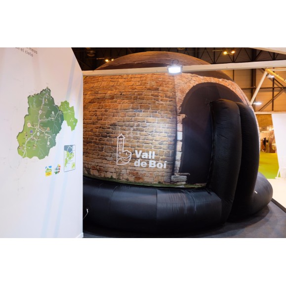 Cúpula insuflável portátil para planetário 5m sem decoração