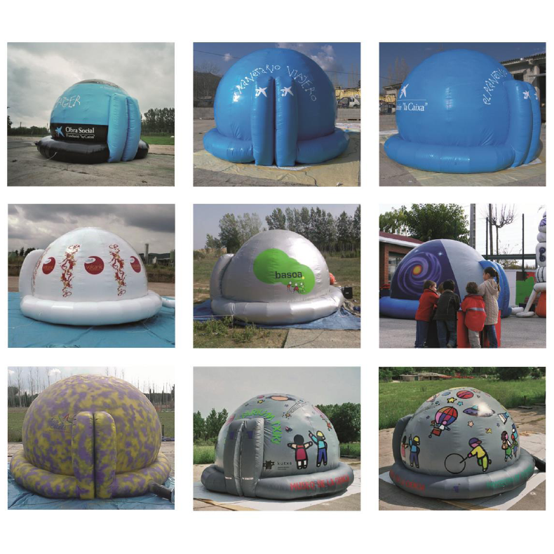 Cúpula insuflável portátil para...