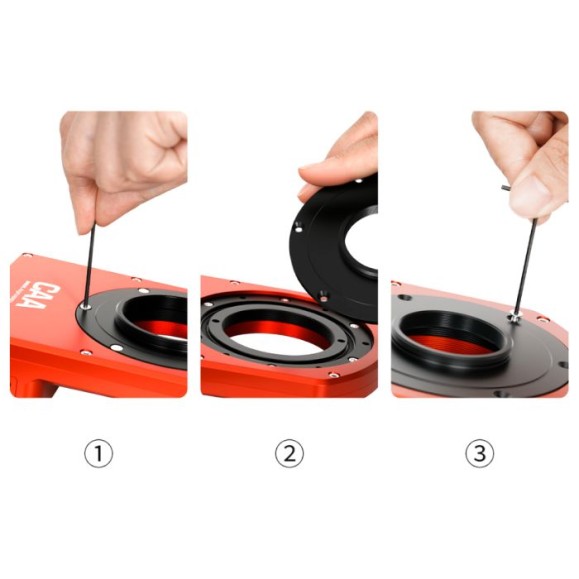 Placa de adaptação ZWO CAA para M42