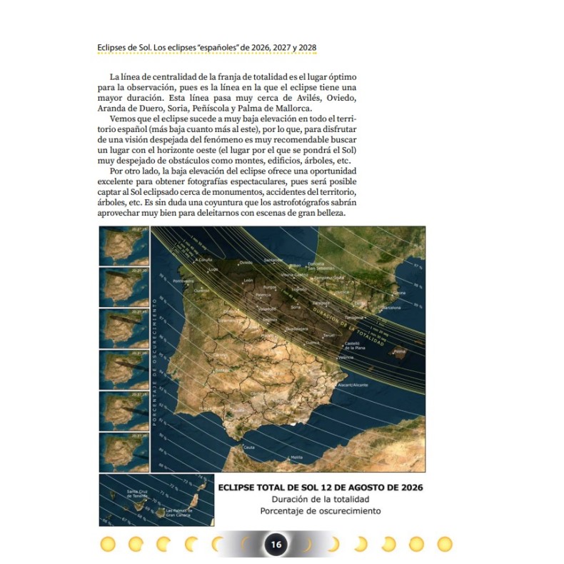 Livro "Eclipses do Sol. Los eclipses... Livro "Eclipses do Sol. Los eclipses...