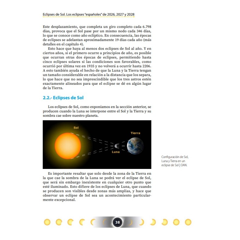 Livro "Eclipses do Sol. Los eclipses... Livro "Eclipses do Sol. Los eclipses...