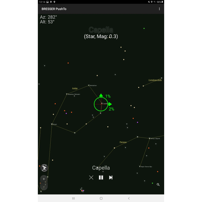 Telescópio inteligente BRESSER PushTo...