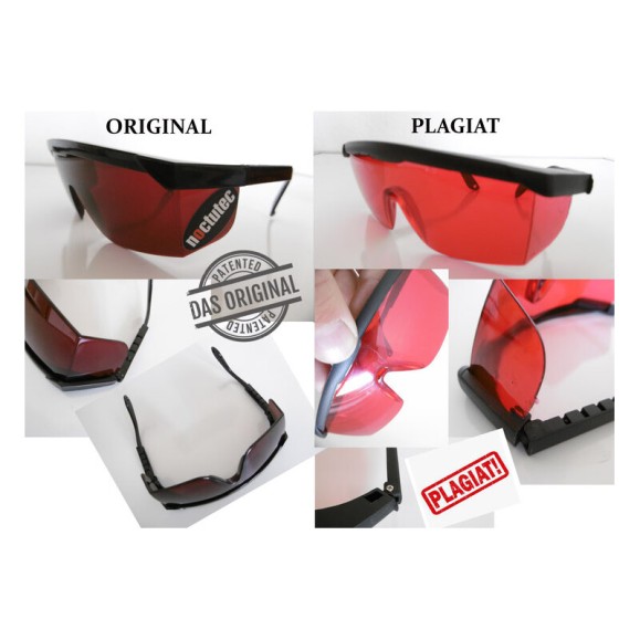 Óculos de proteção adaptáveis à escuridão para astrónomos