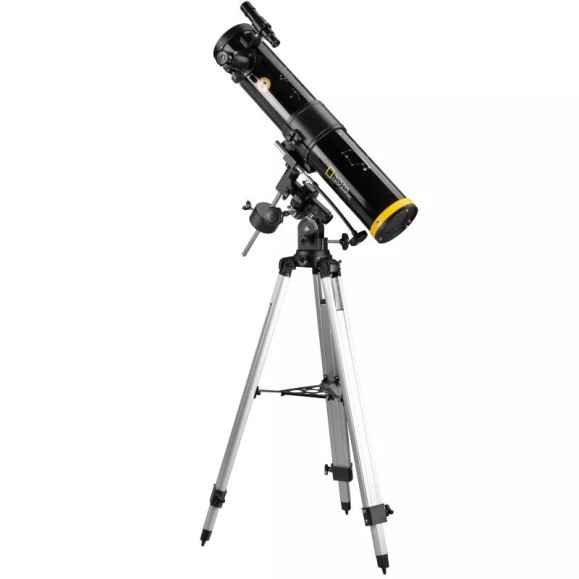 National Geographic Telescópio refletor Montagem equatorial 76/700