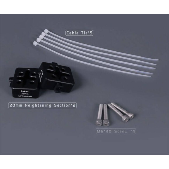 Blocos de elevação ASKAR para telescópios da série SQA