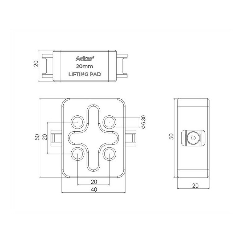 Blocos de elevação ASKAR para... Blocos de elevação ASKAR para...