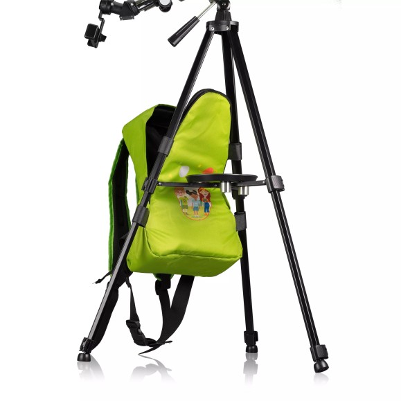 Telescópio refrator Bresser Junior 70/400 com mochila cor verde
