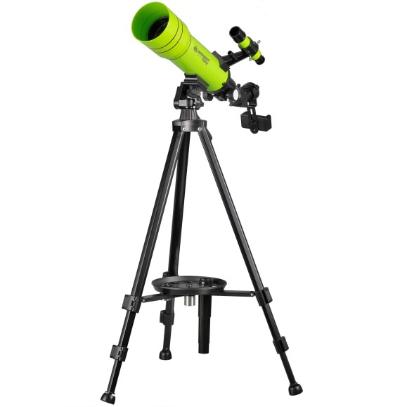 Telescópio refrator Bresser Junior 70/400 com mochila cor verde