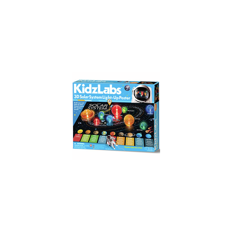 Kidz Labs Sistema Solar 3D Poster com...