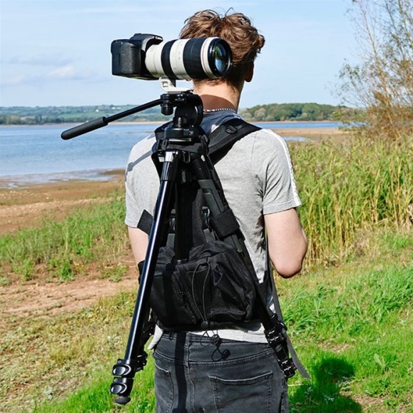 Tripac - Conjunto de arnês para tripé e acessórios Preto