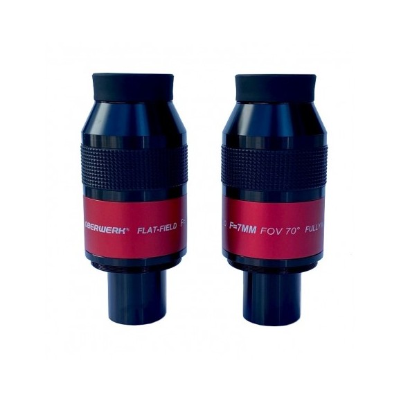 Oculares de 7 mm y 70° de campo aparente para binoculares Oberwerk XL