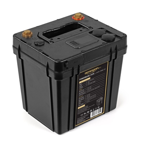Fonte de alimentação OMEGON Pro Powerbank 240k LiFePO4 768Wh 12V