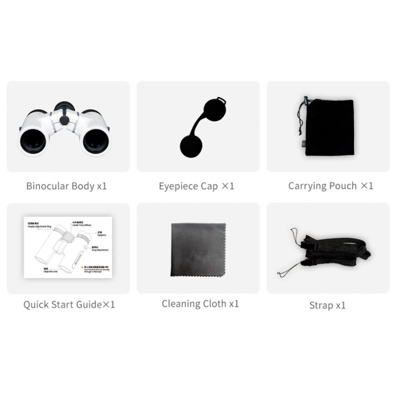 Binóculos ZWO Seestar VisionX 8x24