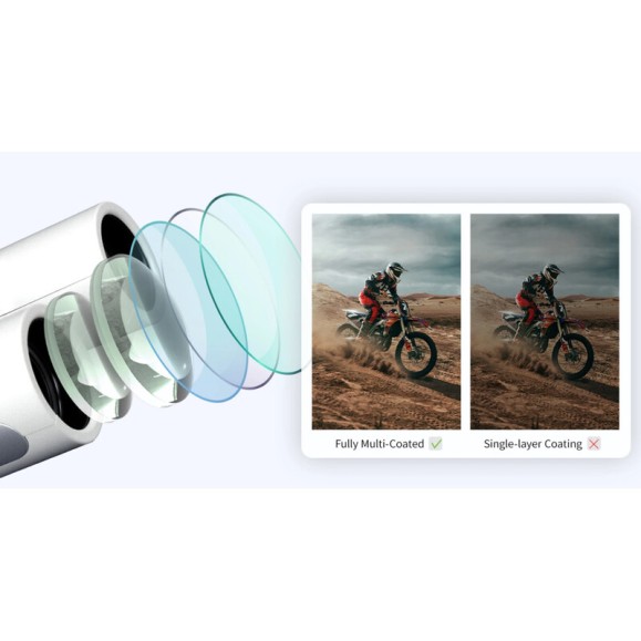 Binóculos ZWO Seestar VisionX 8x24