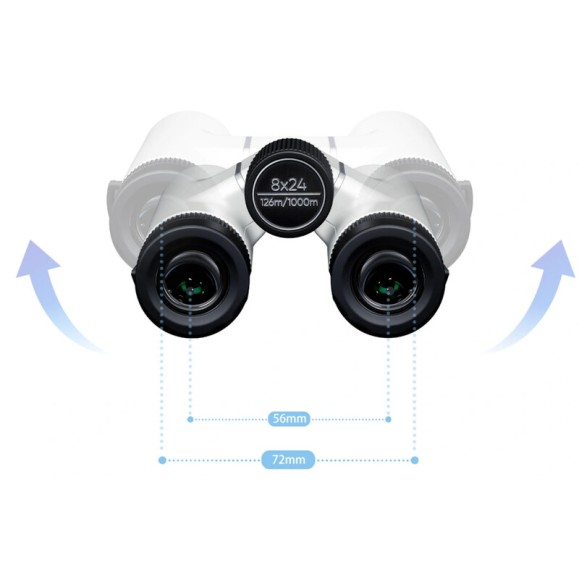 Binóculos ZWO Seestar VisionX 8x24