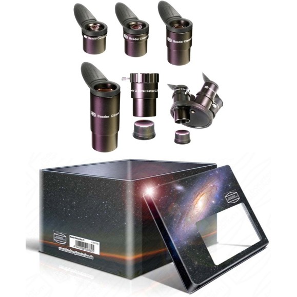 Conjunto de oculares Baader Classic Q com revólver Baader Q-Turret
