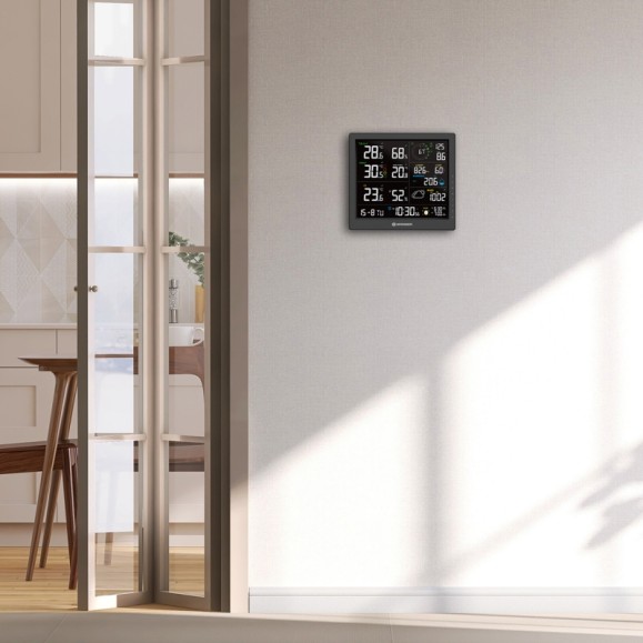 Estação meteorológica BRESSER WIFI MeteoTemp JW 8 em 1