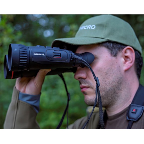 Binoculares térmicos multiespectro HIKMICRO Habrok Pro HX60LS con telémetro + IR 850nm 940nm