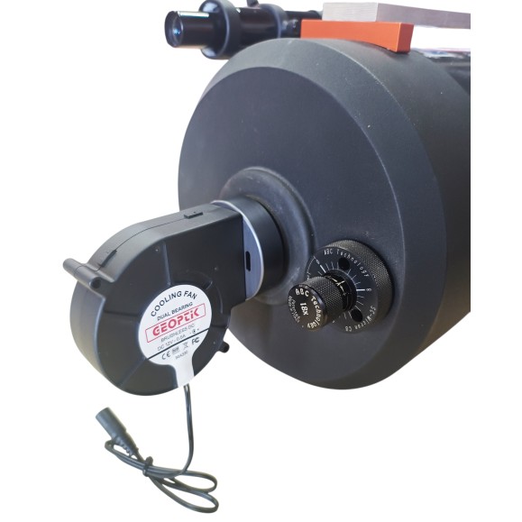 Ventilador de aclimatização GEOPTIK para tubos Schmidt-cassegrain e Maksutov-cassegrain