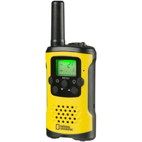 NATIONAL GEOGRAPHIC Walkie-talkies com longo alcance até 6 km e função mãos-livres