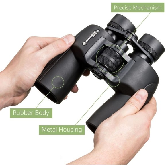 Binóculos BRESSER Corvete porro 7x50 à prova de água