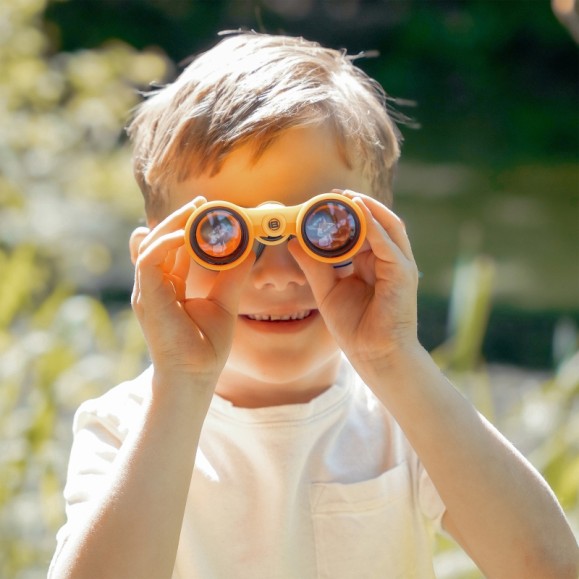 Binóculos para crianças BRESSER JUNIOR 3x30 cor amarela