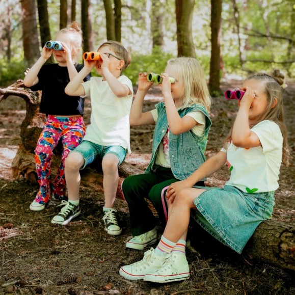 Binóculos para crianças BRESSER JUNIOR 3x30 cor verde