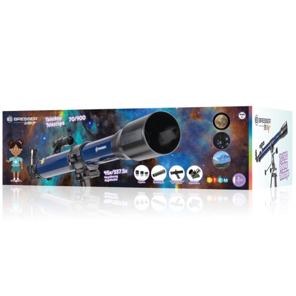 Telescópio Refrator BRESSER JUNIOR 70/900 EL