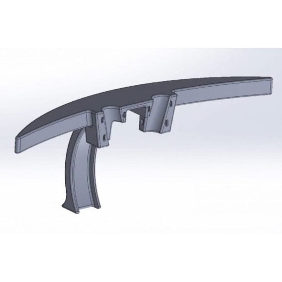 Conjunto de espaçadores de saia em spandex para telescópio de ondas planas - 4 peças