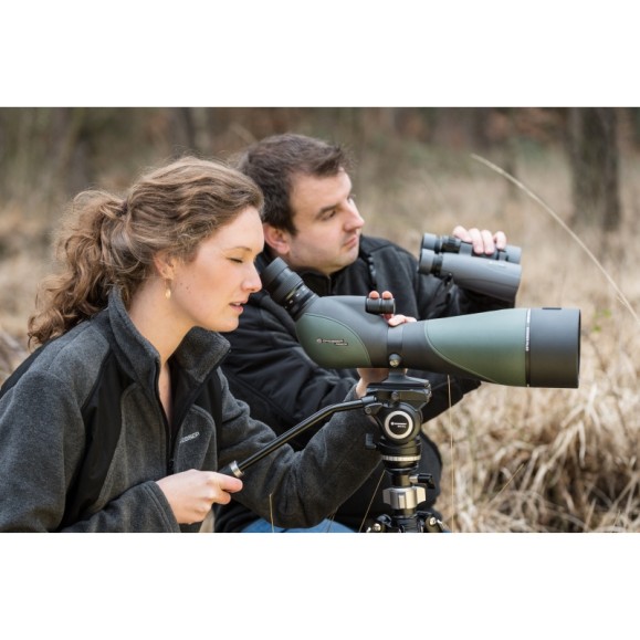 Telescópio terrestre BRESSER Pirsch 25-75x100 Geração II com focagem DeLuxe 10:1