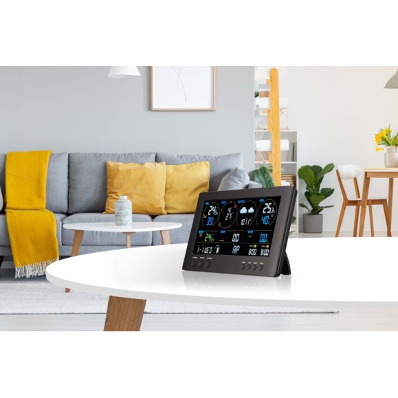 Centro meteorológico ClearView WIFI da BRESSER com sensor 7 em 1